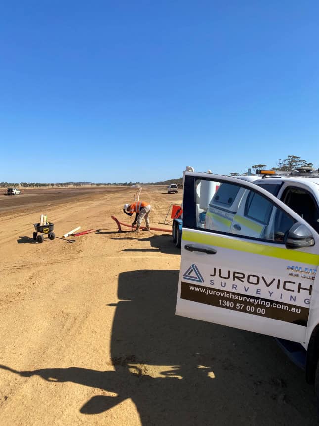 vacuum excavation during potholing project